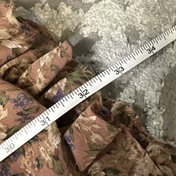 ASTR the label Short Sleeved Shirred Front Floral Mini Dress Size XS - Picture 10 of 11